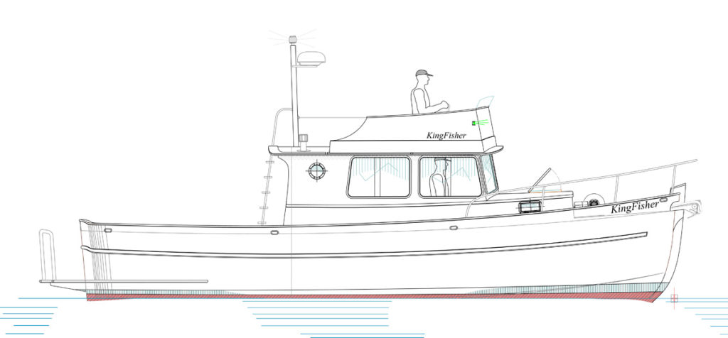 Kingfisher 33 | Devlin Designing Boat Builders